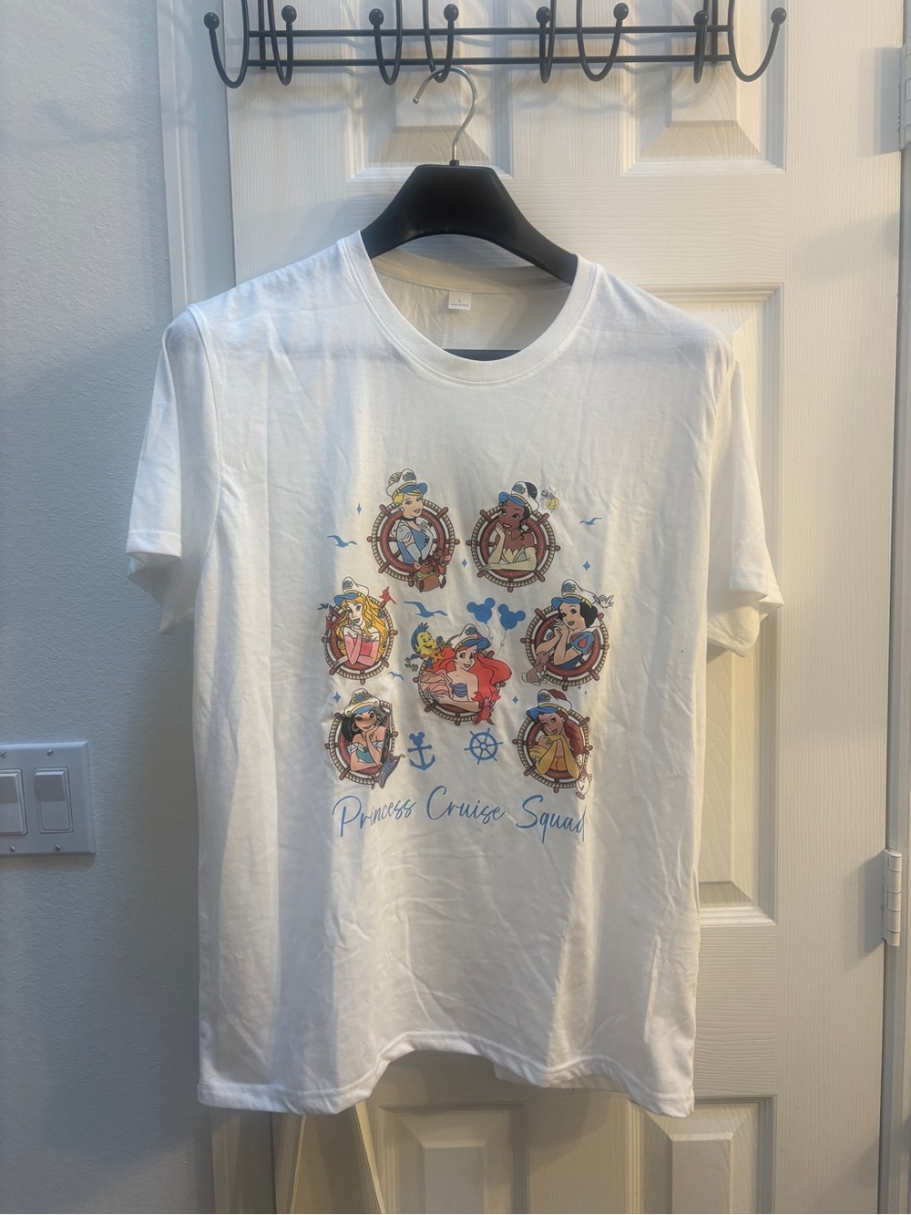 Princess Cruise Squad Graphic Tee - White Short Sleeve